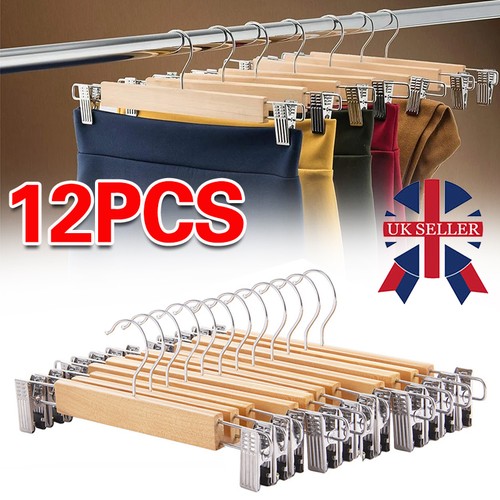 12x natural wooden trouser - natural,