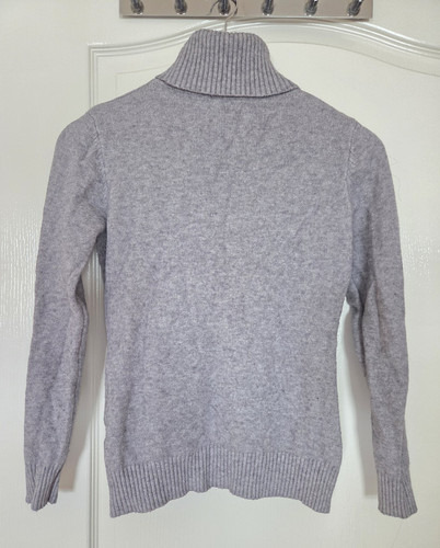 Womens grey solid knit jumper - grey,