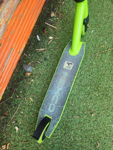 Rexco green stunt scooter - stunt,