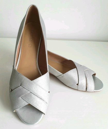 Hotter evie leather peep toe - leather, peep-toe
