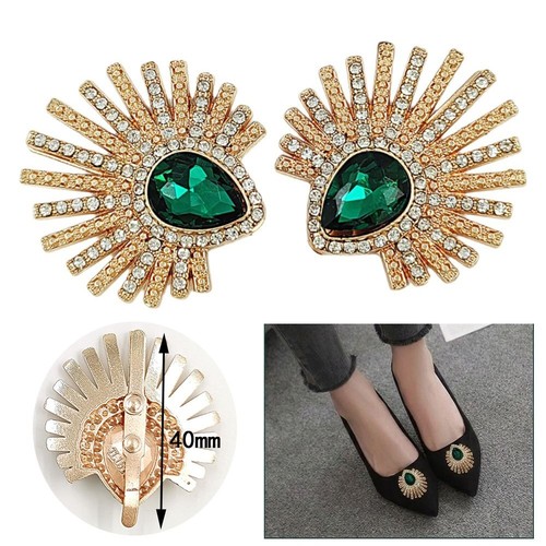 Golden color decorative - golden, shoe