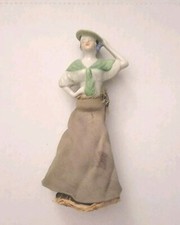 Vintage Art Deco Girl Half