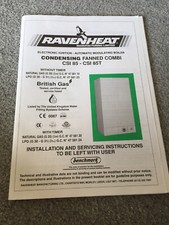 Ravenheat condensing fanned combi CSI 85 – CSI 85T installation and servicing in