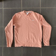 womens medium rose nike crewneck jumper in excellent condition