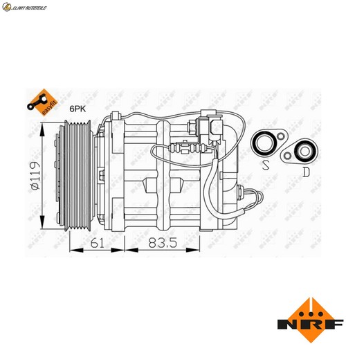 Compressor air conditioning - air,