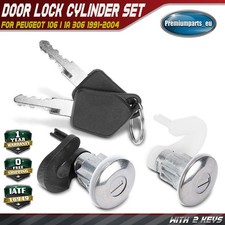 2x Door Lock Cylinder Set With