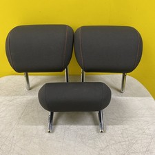 2013-2019 SEAT LEON REAR SEAT HEADREST X3  HEAD REST WITH RED STITCHING