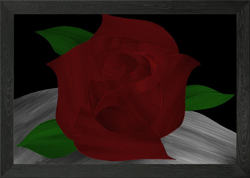 Beautiful rose framed - framed, wall