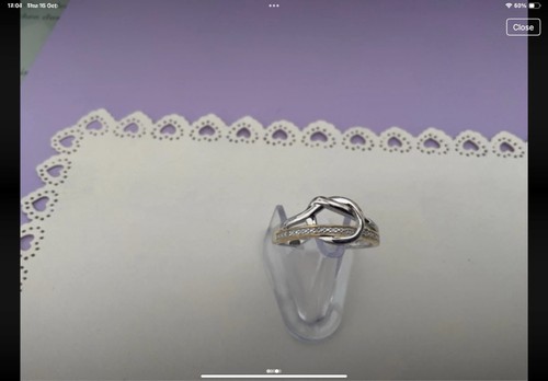 White diamond ring yellow - diamond,