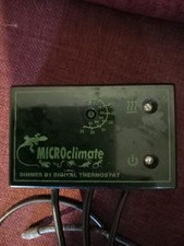 MICROclimate Dimmer B1 Digital Thermostat - Reptile  Heater Control 600W Max