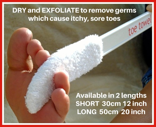 Short toe towel clean dry - short,