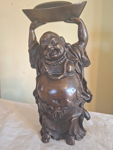Cast bronze japanese - bronze, buddha
