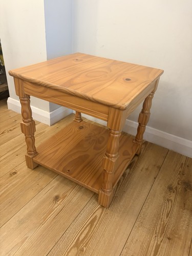 Vintage pine square side - , /
