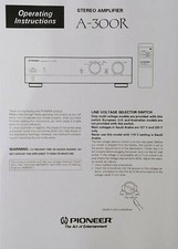 Pioneer A-300R - Stereo