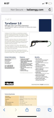Tire nitrogen generator - tire,