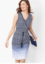 T by Talbots Ombre Dress Sz L