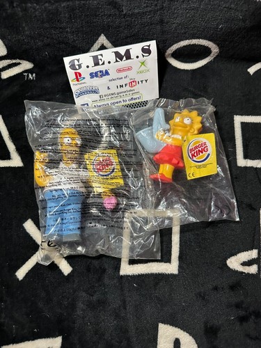 Simpsons 2001 burger king toys - simpsons,