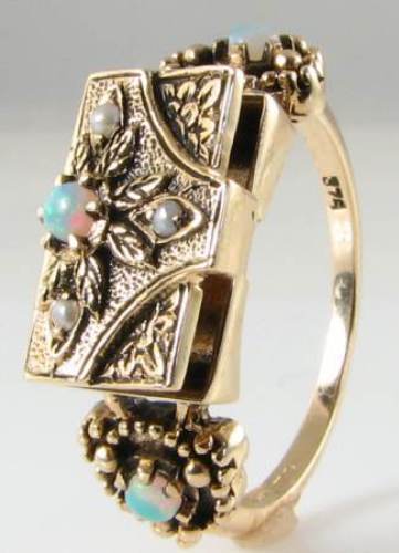 Gold opal pearl - opal,