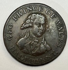 Prince wales halfpenny - prince,