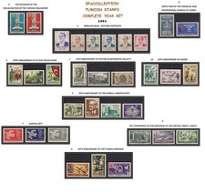 Turkey 1961 complete year - 1961,