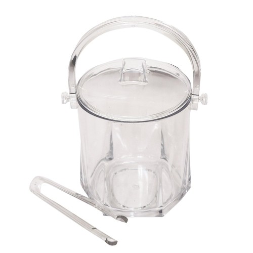 Ice bucket with - lid, and