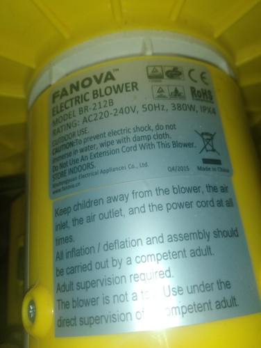Electric blower pump fan - electric,