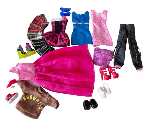 Barbie other brownie clothes - &,