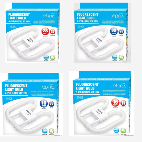 Fluorescent light bulb - 2d, 16w