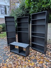 3 bookk shelfs, TV stand table