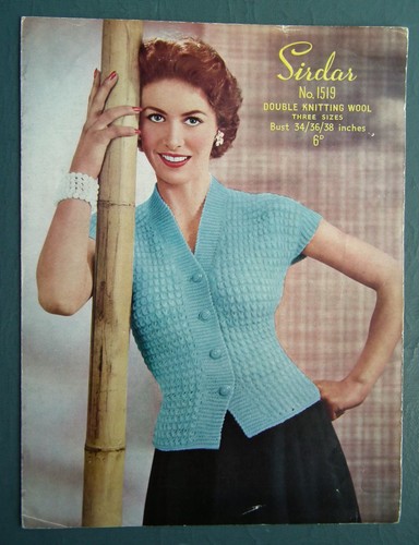 Vintage 1940s 1950s knitting