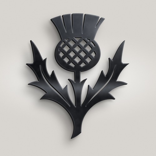 Scottish thistle metal - scottish,