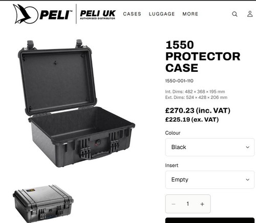 Peli case 1550 medium - peli,