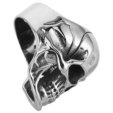 Skeleton Head Gothic Ring