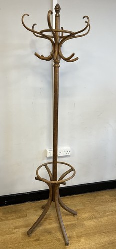 Mid century bentwood coat and - mid,