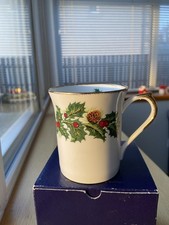 Queens Vintage Ceramic “Yuletide” Mug In Original Box - VGC