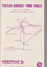 CROSVILLE BUS TIMETABLE BOOK