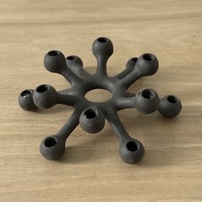 Dansk Designs Starclustwr Candle Holder And Candles Denmark Boxed