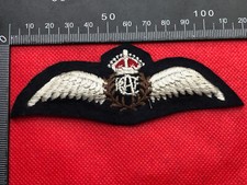 Canadian Air Force Royal Canadian Air Force RCAF WW2 Pilots Wings Kings Crown