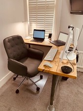 Corner Office Desk - Two Board Custom Made Corner Desk | THE LORDSWOOD
