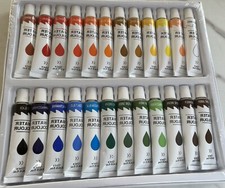  Watercolour Paint Set Tubes
