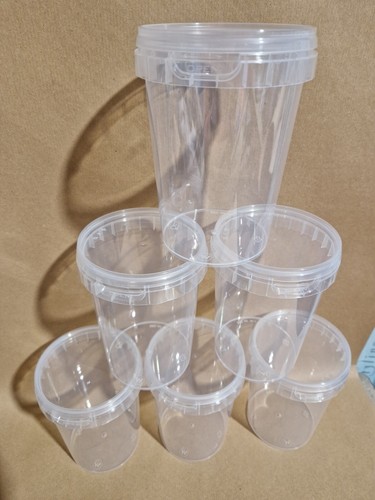 550ml clear plastic tamper - clear,