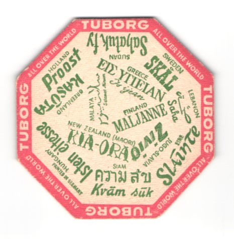 Beer mats for tuborg - beer,