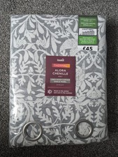 Dunelm alora chenille grey - chenille,