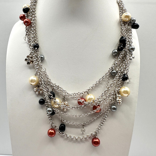 Vintage 90s strands pearl - 90s,