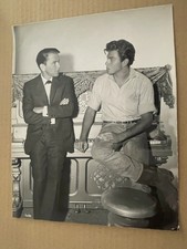 Frank Sinatra chats backstage with Fabian Rare Publicity Photo 