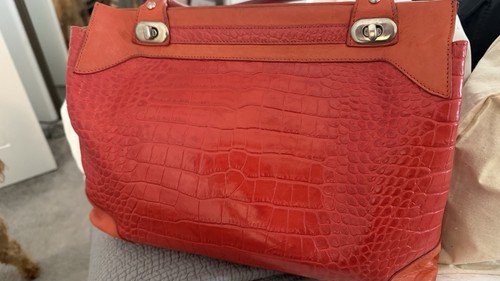 Hobbs scarlet red leather - red,