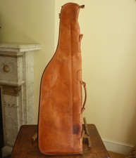 Leather gun case bag - , leg