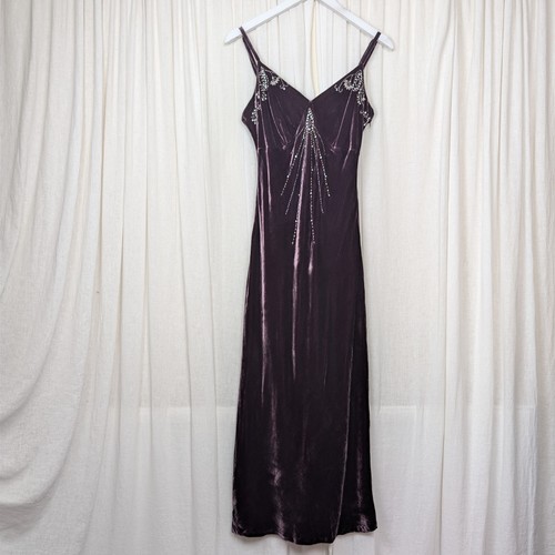 Next y2k silk velvet bias - next, maxi