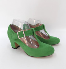 Green Mary Jane Shoes UK 6 EU