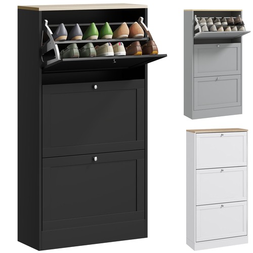 Homcom slim shoe storage - slim,